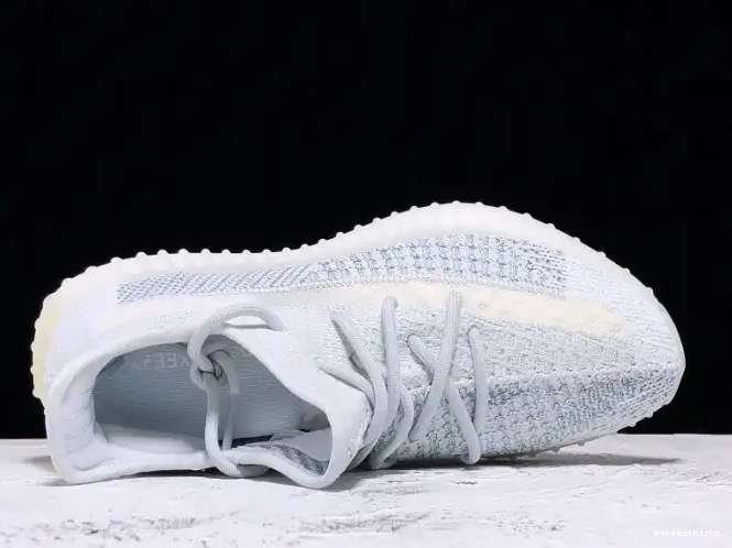 White Adidas Reflective Boost FW5317 Yeezy 350 V2 Cloud 0501